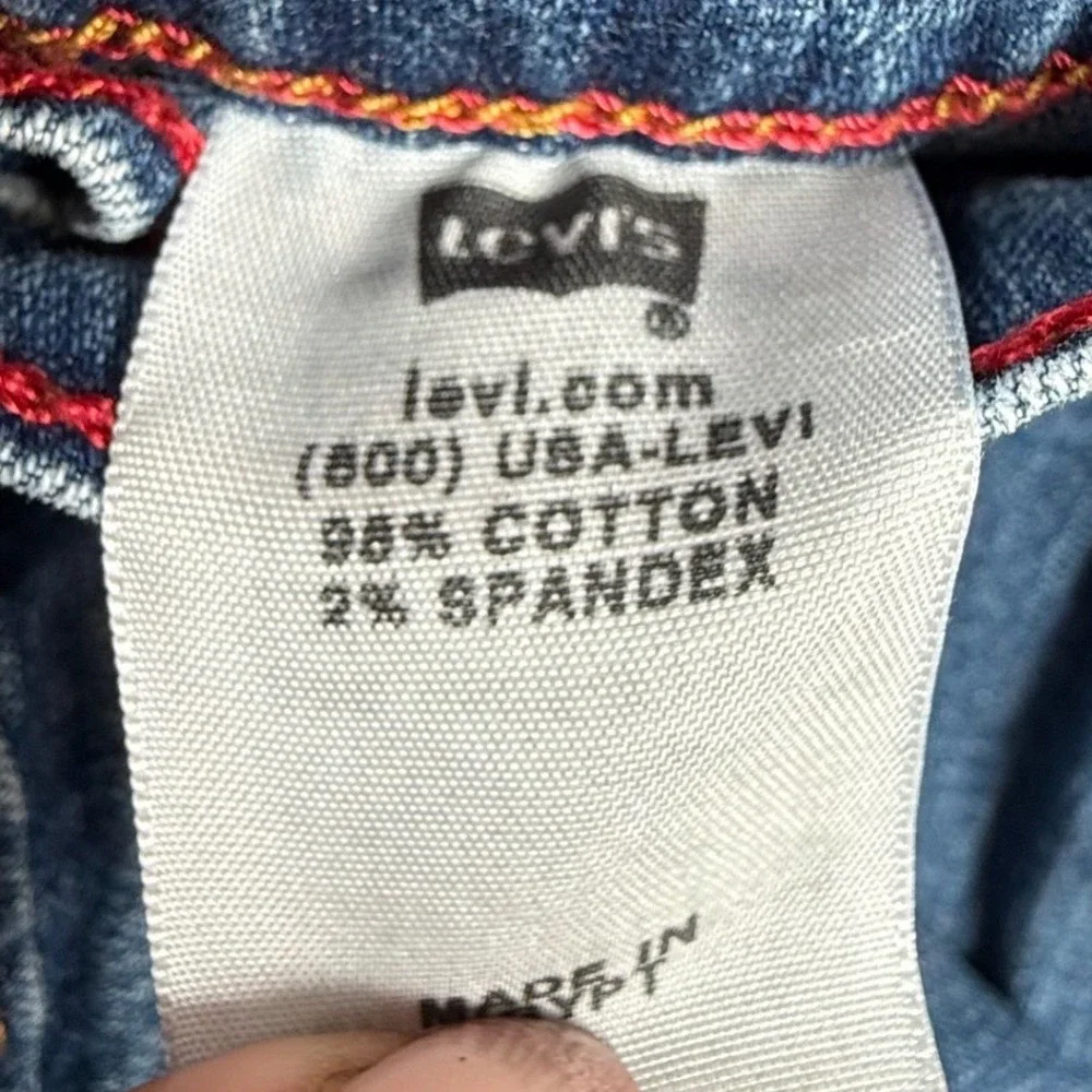 VTG 2006 Levis 550 jeans women 12 Relaxed Boot Cut Medium Wash Stretch
